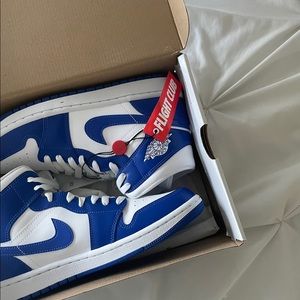 Kentucky Blue High Top Jordans